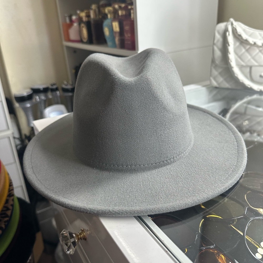 Gray Fedora Hat